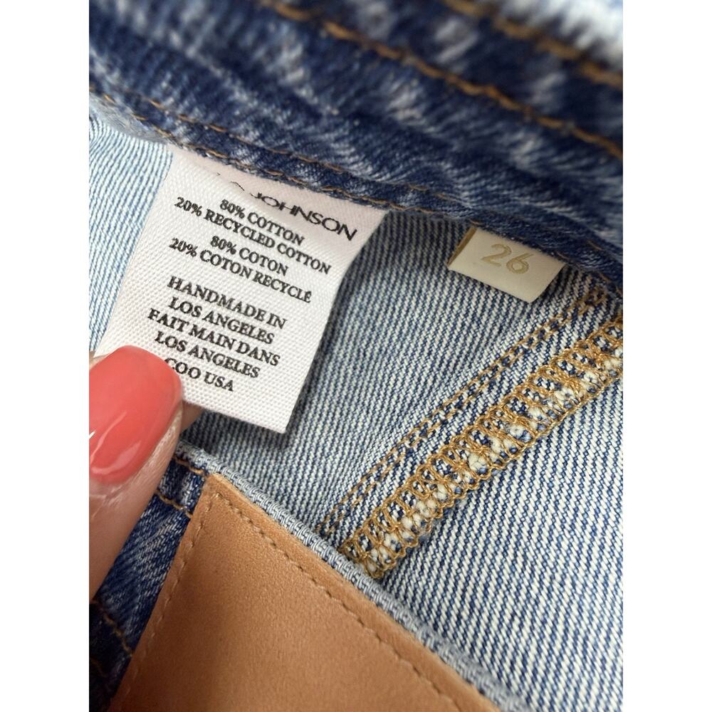 NWT Ulla Johnson Bianca Wide Leg Jeans Danube Wash High Rise Size 26 - Picture 11 of 12